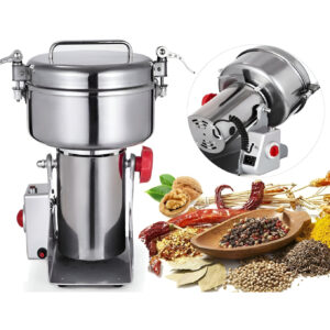 Manual Semi-Automatic Instant Masala Grinder, Smallest Masala Grinding Machine for Home Use with 100gm Capacity
