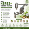 SS304 3HP 35kg mirchi machine price single & three phase | Best Pulverizer Machine for Spices, Herbs & Chemicals