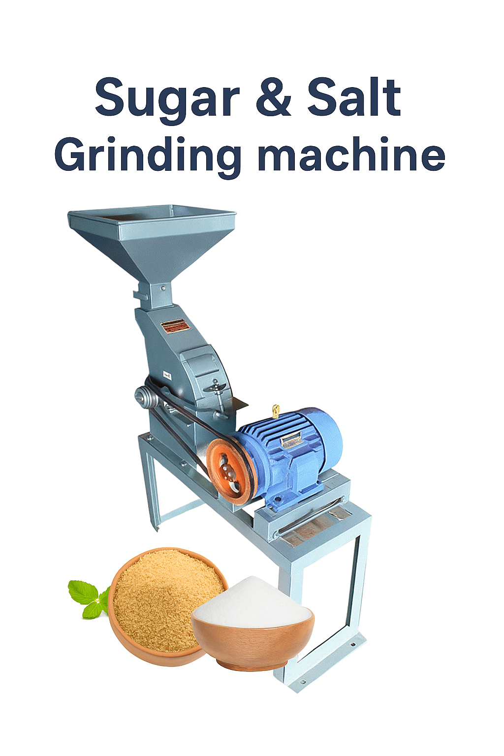 5HP Makka Bharda Machine & Sugar Salt Grinder Machine 60 to 100kg with motor